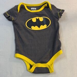 Newborn Batman Logo Baby Onesie